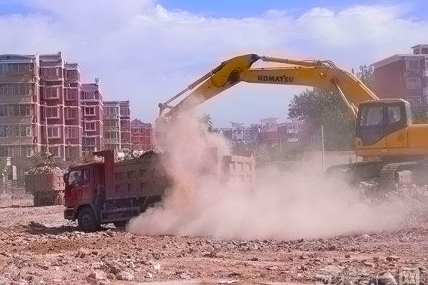建筑工地扬尘